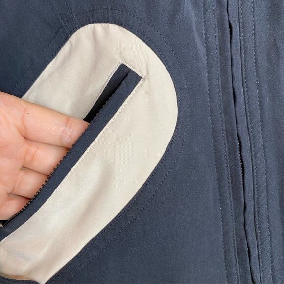 Jamie Sadock jacket women's size small black cream colorblock zip golf - Picture 5 of 15